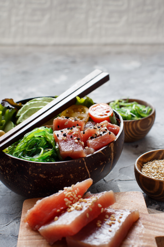 ahi tuna sushi bowl 