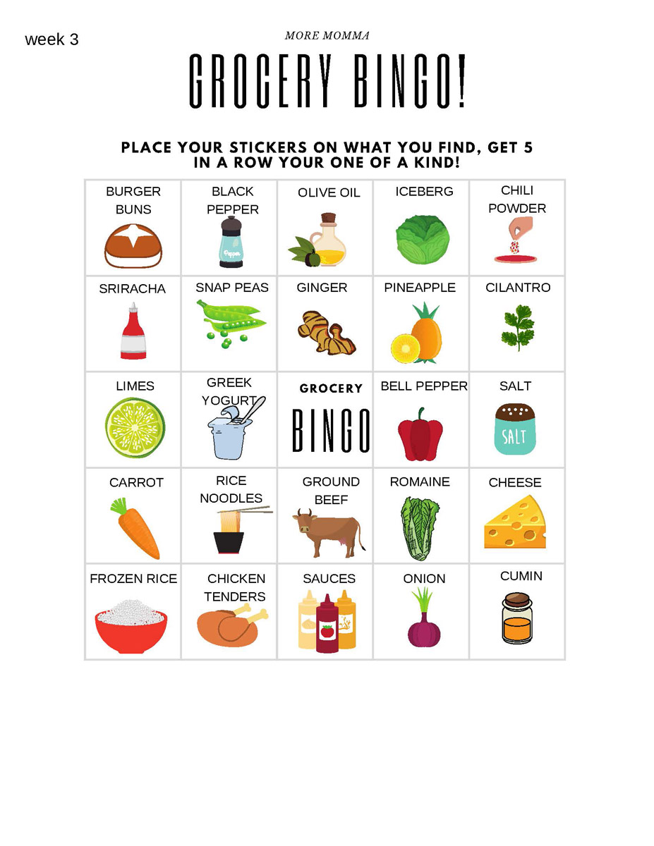 Summer Grocery Store Bingo (Digital Only) - More Momma!
