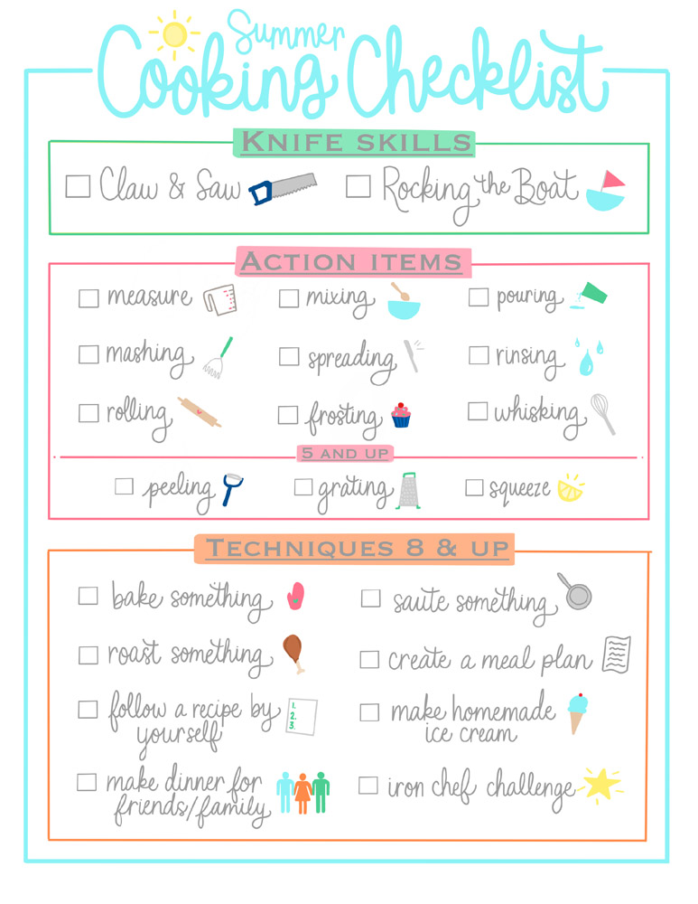 Summer Checklist from More Momma