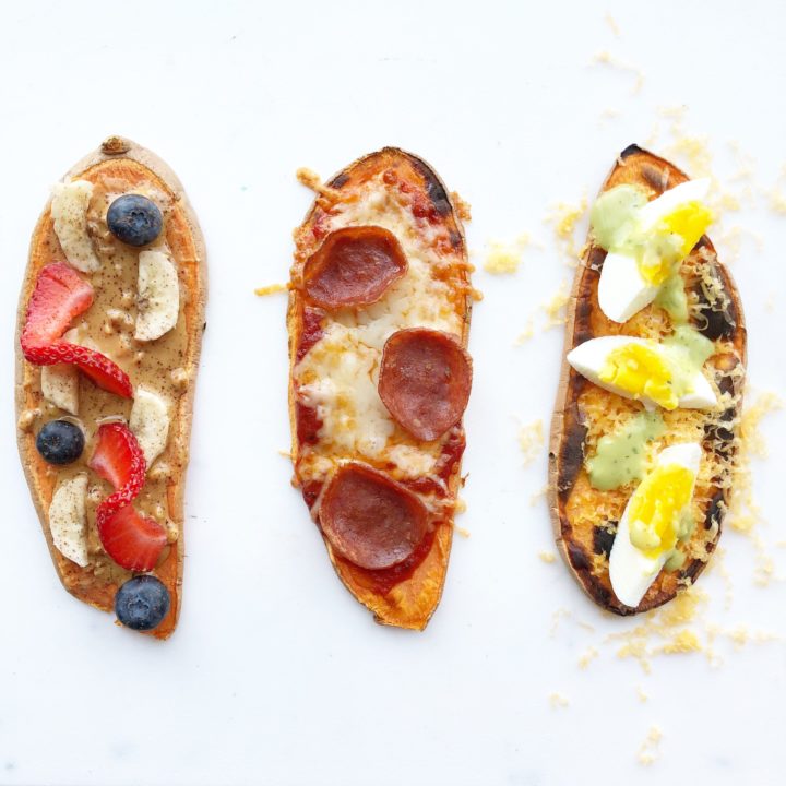 sweet potato toasts