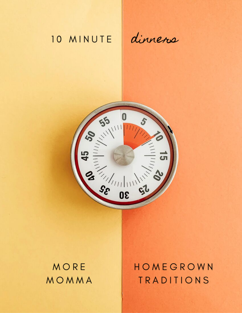 10 minute meal cookbook