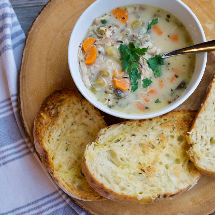 crockpot chicken wild rice soup