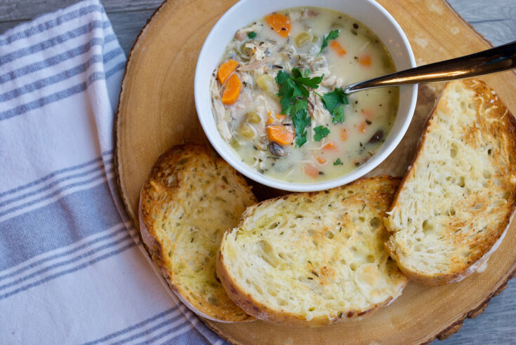 crockpot chicken wild rice soup