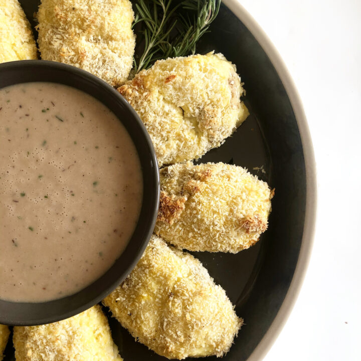 Thanksgiving leftover croquette wreath