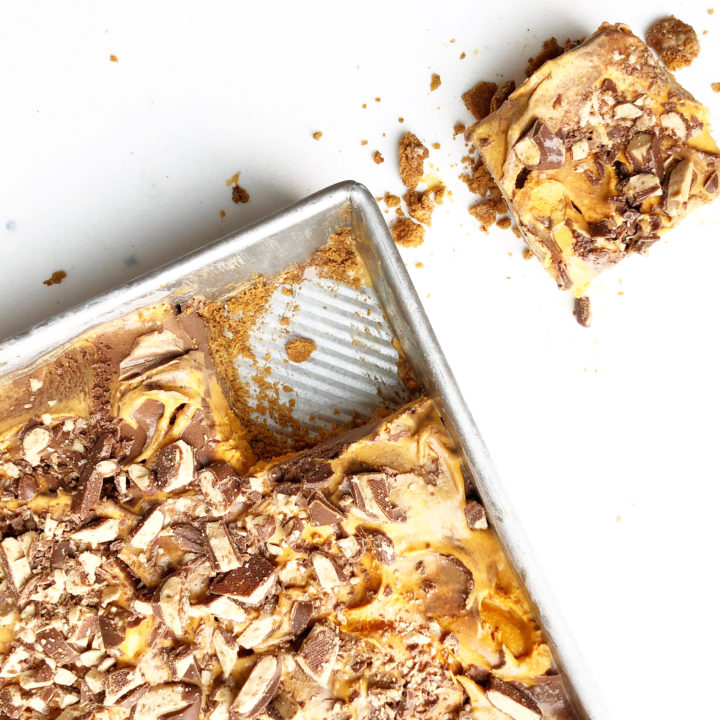Pumpkin Ice Cream Bars