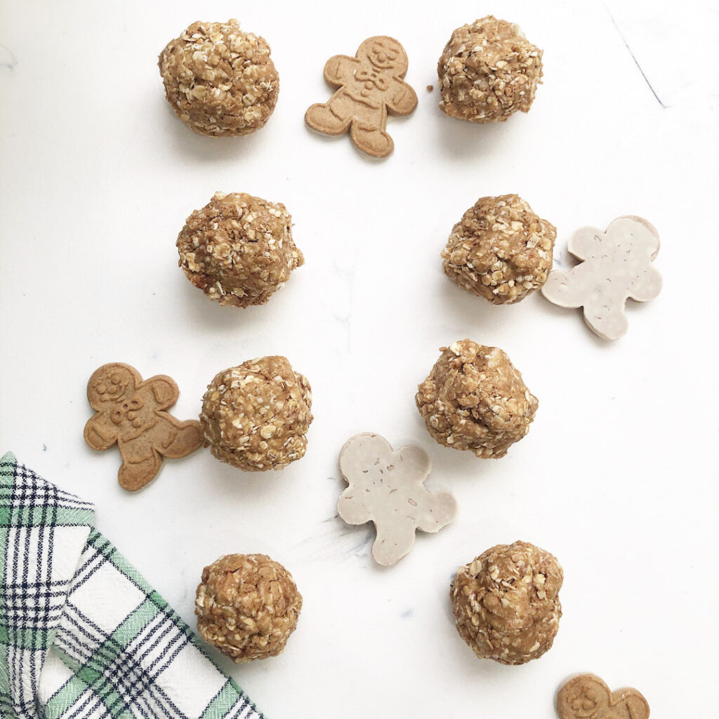 gingerbread protein balls