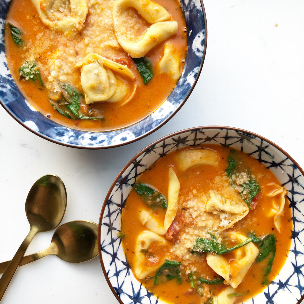 3 Ingredient Tortellini Soup