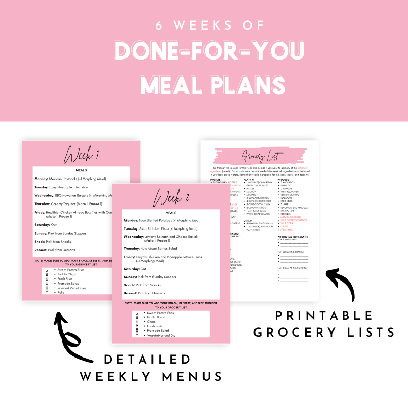 Spring Meal Plan Done for You