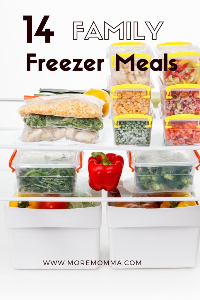 14 family freezer meals