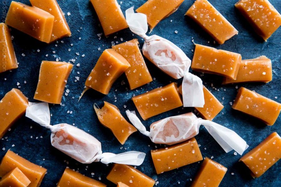 Chewy Sea Salt Caramels from Sally's Baking Addiction