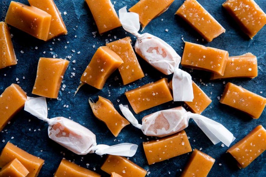 Sea Salt Caramels Chewy Sea Salt Caramels from Sally's Baking Addiction