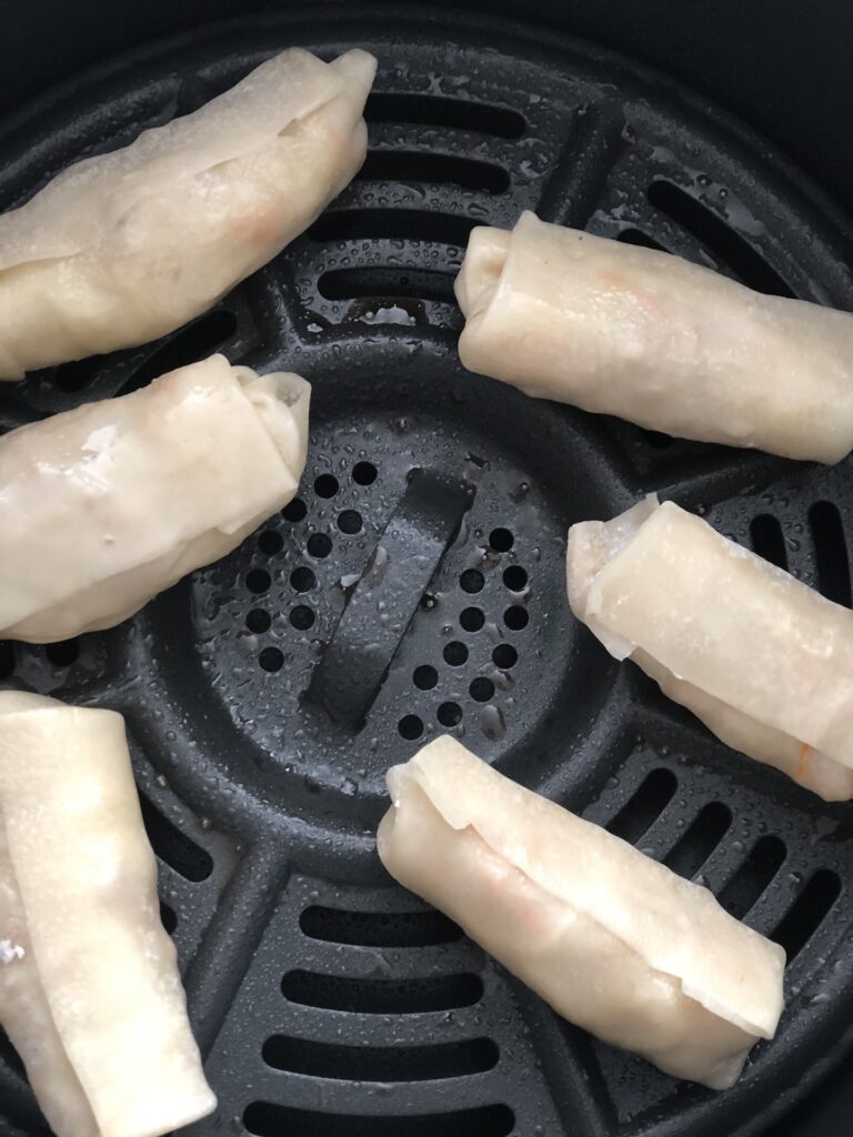 egg rolls in the air fryer