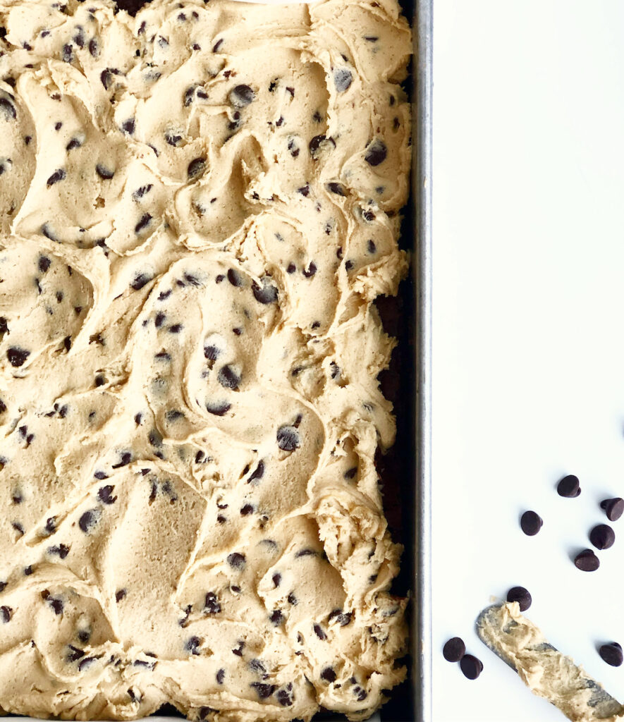 Cookie dough frosting