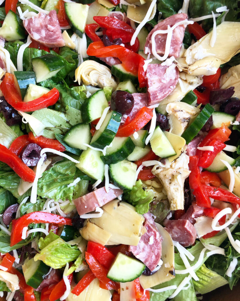 Antipasto salad ingredients