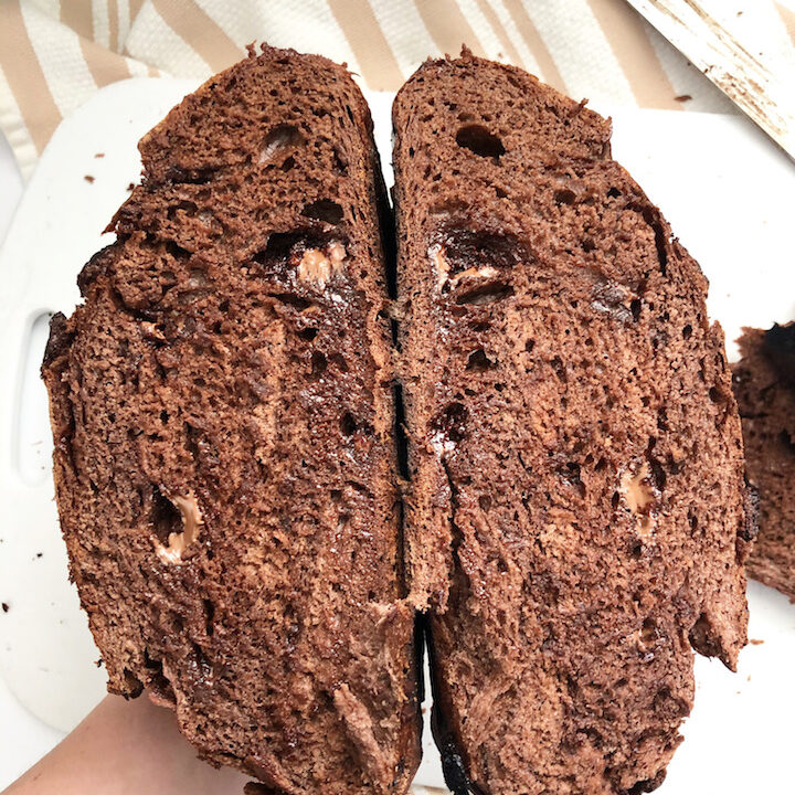 chocolate sourdough bread