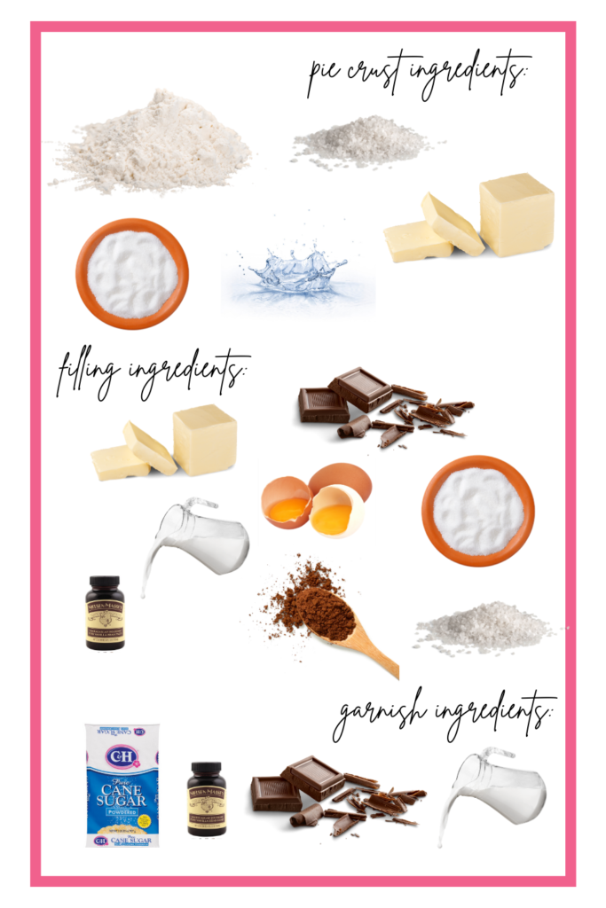 Chocolate Chess Pie Ingredients