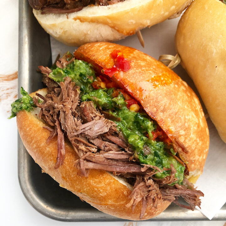 Authentic Italian Beef Sandwich